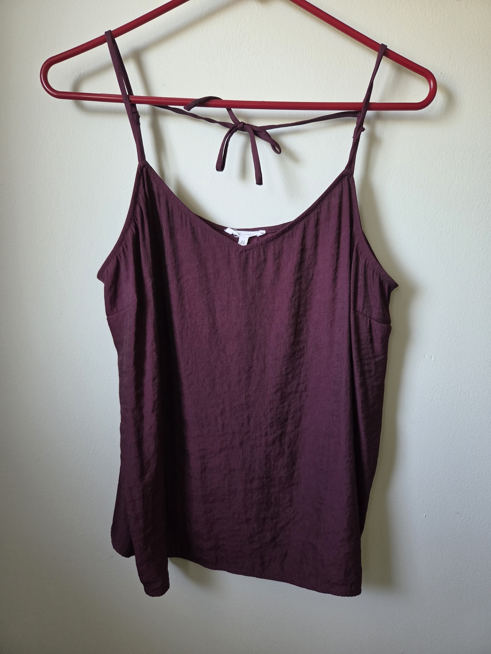Mauricies Silk Tie Tank Top